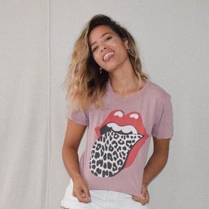 Rolling Stones Crop Tee